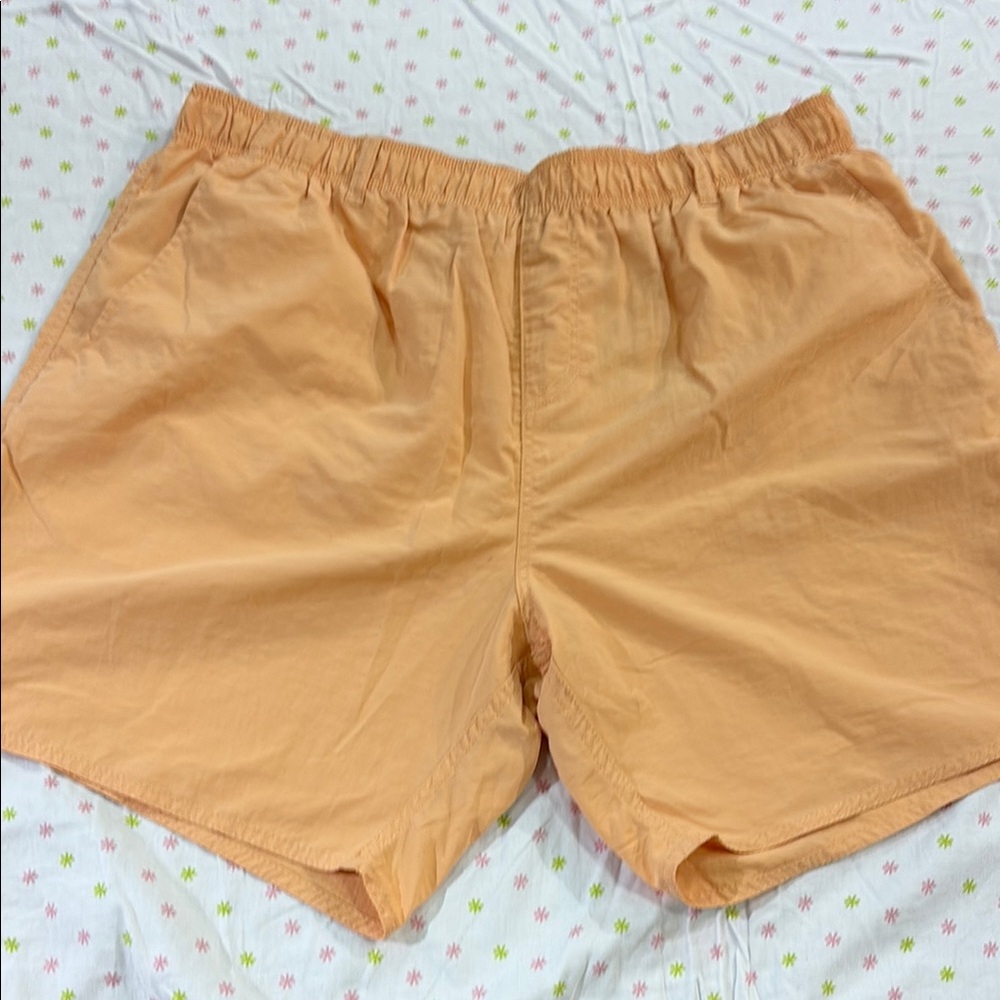 AFTCO Orange Swim Trunks Lightweight Elastic Waist